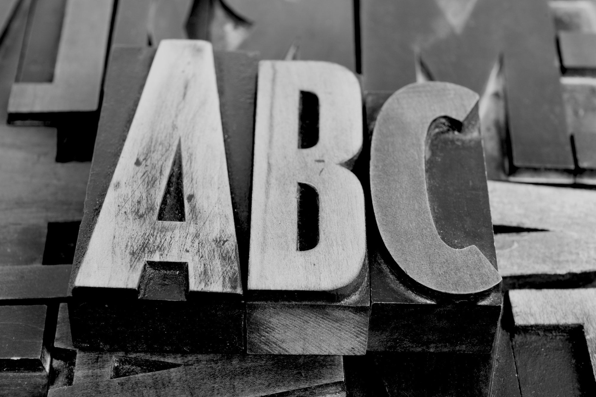 Photo of ABC letter blocks